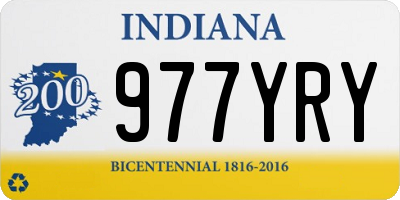 IN license plate 977YRY