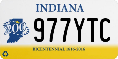 IN license plate 977YTC