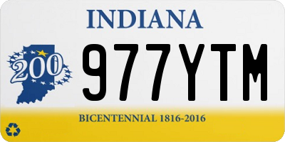 IN license plate 977YTM