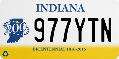 IN license plate 977YTN