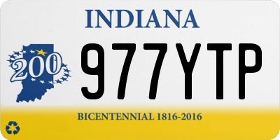 IN license plate 977YTP