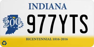 IN license plate 977YTS