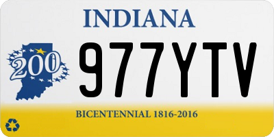 IN license plate 977YTV