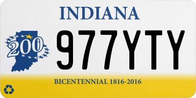 IN license plate 977YTY