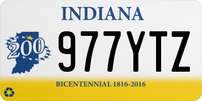IN license plate 977YTZ