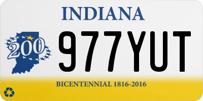 IN license plate 977YUT