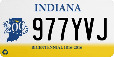 IN license plate 977YVJ