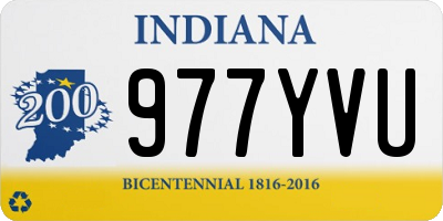 IN license plate 977YVU