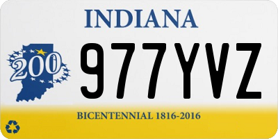 IN license plate 977YVZ