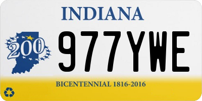 IN license plate 977YWE