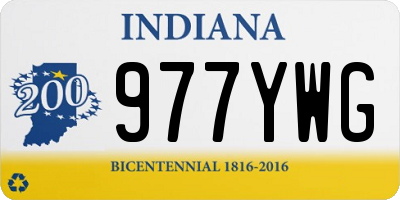 IN license plate 977YWG