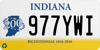 IN license plate 977YWI