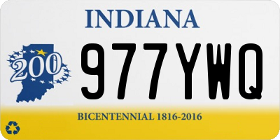 IN license plate 977YWQ