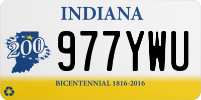 IN license plate 977YWU