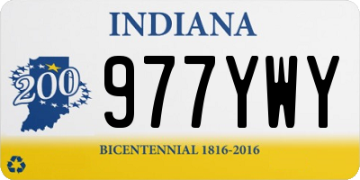IN license plate 977YWY