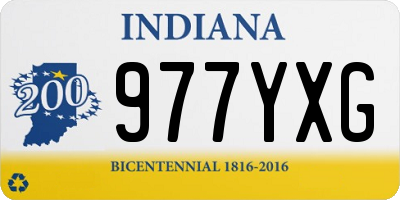 IN license plate 977YXG