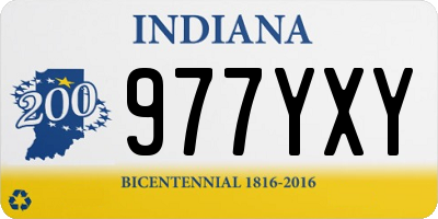 IN license plate 977YXY