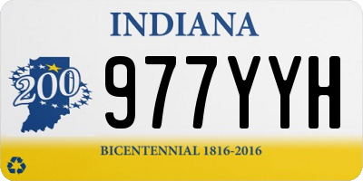 IN license plate 977YYH
