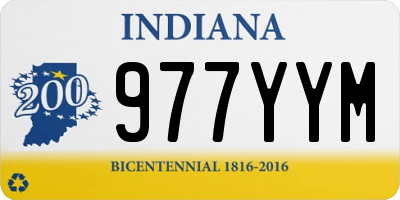 IN license plate 977YYM