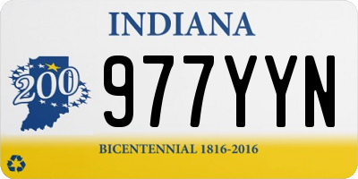 IN license plate 977YYN