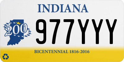 IN license plate 977YYY