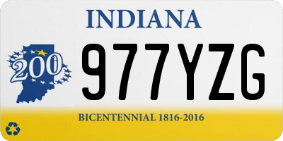 IN license plate 977YZG