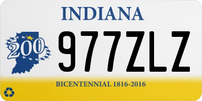 IN license plate 977ZLZ