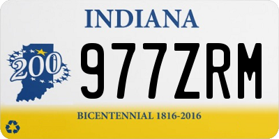 IN license plate 977ZRM