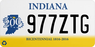 IN license plate 977ZTG