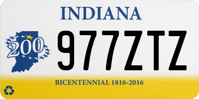 IN license plate 977ZTZ