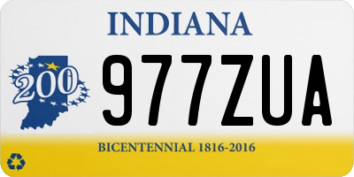IN license plate 977ZUA