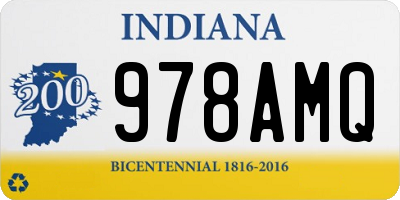 IN license plate 978AMQ