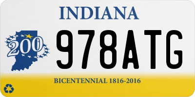 IN license plate 978ATG