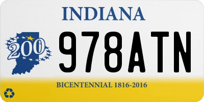 IN license plate 978ATN