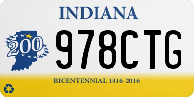 IN license plate 978CTG
