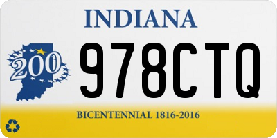 IN license plate 978CTQ