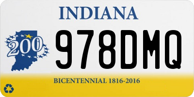 IN license plate 978DMQ
