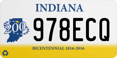 IN license plate 978ECQ