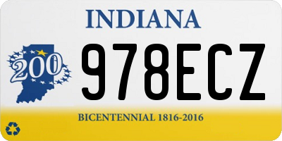 IN license plate 978ECZ
