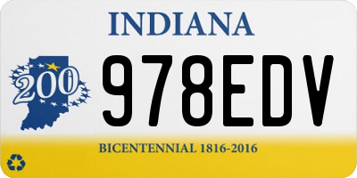 IN license plate 978EDV