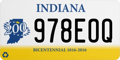 IN license plate 978EOQ