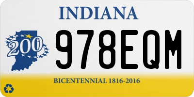 IN license plate 978EQM