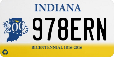 IN license plate 978ERN