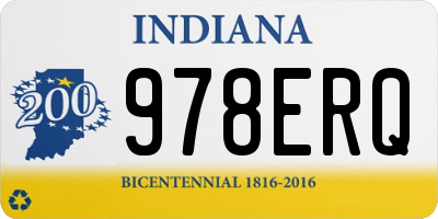 IN license plate 978ERQ
