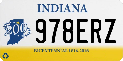 IN license plate 978ERZ