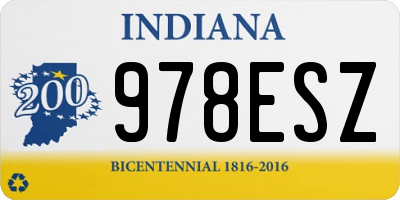 IN license plate 978ESZ