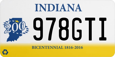 IN license plate 978GTI