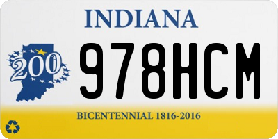 IN license plate 978HCM