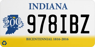 IN license plate 978IBZ