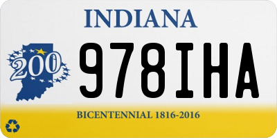 IN license plate 978IHA